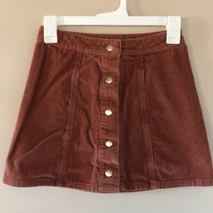 Women’s Forever 21 Corduroy Mini Skirt Size 24